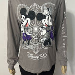 Disney Parks 100th Anniversary Mickey Minnie Mouse Long Sleeve Shirt Adults Med Photo 0