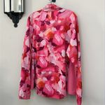 Athleta  Run With It Floral Printed Jacket Pink 2X Photo 3