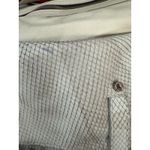 Tylie Malibu Cream Leather Snakeskin Embossed Shoulder Bag Photo 3