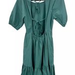 Peter Som  Green Puff Sleeve Dress Photo 7