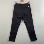 Vuori Women Charcoal Grey Drawstring Tapered Leg Ripstop Pants Size S #VW401 Photo 7