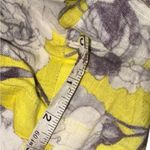 Kut From The Kloth Jansen Floral Print Yellow Linen Shorts Women size 10 Photo 8