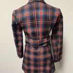 Signatures plaid academic long sleeve trench coat with belt Black Size M Photo 1