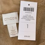 Chico's ‎ Luxe Lace Harriet Cardigan Sweater Camel Womens Size 1 (M/8) Wool Mohair Photo 9