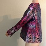 Kasper  Blazer & Shell Set 2 BLAZER / TOP Women's Size 12 Textured PINK/BLACK Photo 4