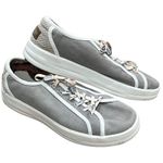 Hey Dude  Women's Karina Joy Gray Canvas Slip-On Sneakers Size 7 Photo 1