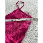 Topshop  Womens Hot Pink Jacquard One Long Sleeve Faux Wrap Mini Dress Size 10 Photo 11