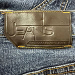 BCBG Max Azria Jeans Women’s Denim Skirt Size 10 Blue Knee Length Y2K Vintage Photo 5