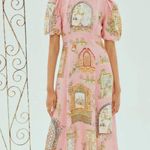 NWOT Alemais Elegant Pink Printed Maxi Dress Size 4 Photo 1