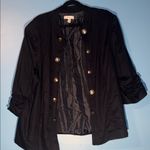 Dress Barn Navy Blue Buttoned Women's Jacket 3X Photo 0