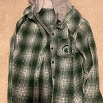 Michigan state flannel Green Size L Photo 0