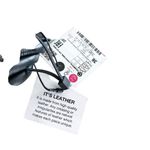 ZARA  Woman’s Black Tube Leather Flat Sandals size 6 NWT Photo 4