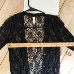 Xhilaration  Target EUC Vintage Black Lace Cardigan Size S Photo 4