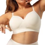 Truekind Supportive Comfort Wireless Shaping Bra White Size L Size L Photo 0