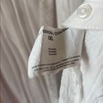 Gloria Vanderbilt  Elegant White Button-Up Blouse xxl Photo 3