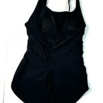 Speedo  Black Rushed Bathing Suit Photo 3