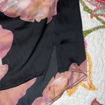 Show Me Your Mumu  medium womens floral tunic cover up sheer blouse pink black Photo 6