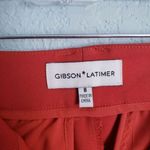 Anthropologie Gibson Latimer Orange Rust Wideleg Slacks Photo 5