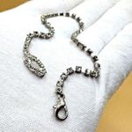 Vintage or Antique Snake Shaped Rhinestone Bracelet Trinket 7" EUC Photo 0