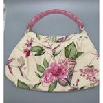 Vintage Beaded Floral Jacket & Matching Handbag Purse Cotton/Flax Plus Size 1X Pink Photo 14