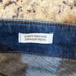 Loft Curvy High Rise Straight Petite Jeans Photo 3