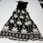Fifteen Twenty  Carina Long black and white floral Dress with pockets Size Large Photo 8