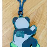Dude Perfect Key Chain Cool Dude Panda Reading! RARE Photo 2