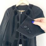 CAbi Cropped Blazer Jacket sz 4 Minimalist Contemporary Rockabilly 3/4 Sleeve Photo 3