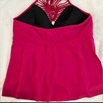 Swimsuits For All Halter Neck Red/Pink Swim Top with Cutout Design Size 14 Red Photo 3