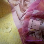 Bandolino blazer yellow floral jacquard, women size 12 Photo 13