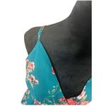 Trixxi  Clothing‎ Company Women XL Floral Green Mini Dress Feminine Casual Summer Photo 5