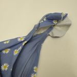 AQUA Bikini Bottoms Size Medium Swim Blue Daisy Ruffle Bloomingdales NWT Beach Photo 7