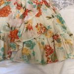 Cleobella Dress mini size small cotton floral orange cream lined Photo 6