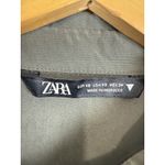 ZARA  XS Women’s Oversized Green Button-Down Shirt Long Sleeve Photo 9