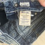 Miss Me  Distressed Blue Capri Cropped Jeans Photo 9