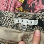 CAbi Brown Snake Print Skinny Jeans Womens 4 Low Rise Y2K Casual Denim Animal Photo 5