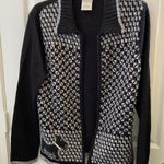 Allison Daley FINAL MARKDOWN  zip front cardigan small Photo 0