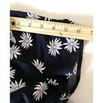 J Jill Black Daisy Print Ruffle Hem Short Sleeve Midi Flowy Dress M (no belt) Size M Photo 7