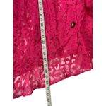 Katherine's Women's Hot Pink Lace Cardigan Size XL Photo 5