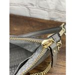 Kate Spade  River Bixby Place Hare Grey Gray Patent Leather Crossbody‎ Gold Chain Photo 7