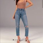 Abercrombie & Fitch A&F Ankle Straight Ultra High Rise Distressed Jeans 30 Photo 9