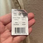 New Hunter and Brown Women’s Cotton Pants Bone Beige Color 100% Cotton XL NWT Tan Photo 5