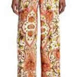 JM Collection NWT  Pink and Cream Patterned Pants Photo 0