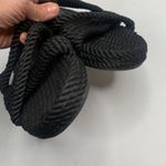 Kelsi Dagger Anthropologie Brooklyn Rope Slide Black Beach Sandals S-011 Sz 11 Photo 4