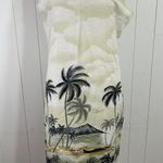 KY's Original Made in Hawaii USA Sleeveless Hawaiian Mini Dress . Size XL White Photo 2