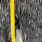 J. McLaughlin  women's medium Black white Zebra Print Leggings pockets Photo 4