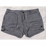 Gap  Aubrey Linen Blend Gingham Shorts Photo 1