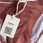 Cupshe NWT ribbed mauve bikini Photo 3