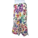 Johnny Was  100% Linen Floral Maxi Skirt Size M C0130 Photo 2