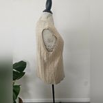 Liz Claiborne Cable Knit Sweater Vest Tan Silk Angora Blend sz XL Photo 2